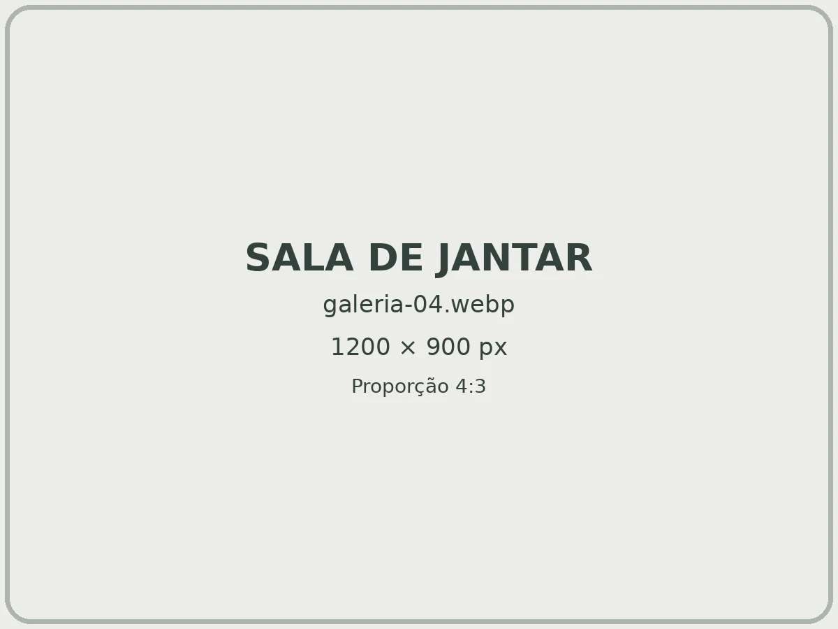 Imagem de composição para sala de jantar